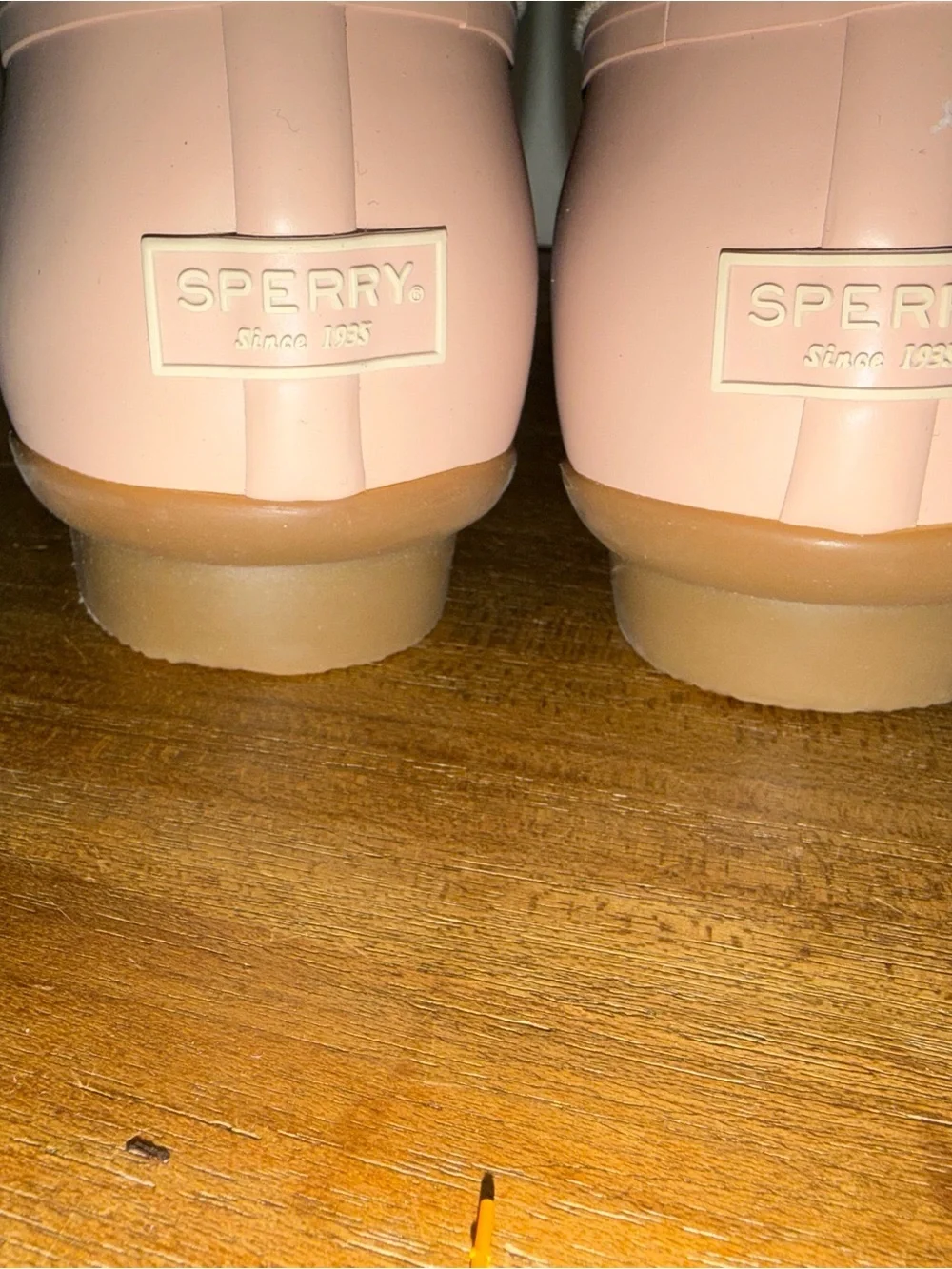 Sperry Women's Blush Pink Duck Boots Ankle Booties
